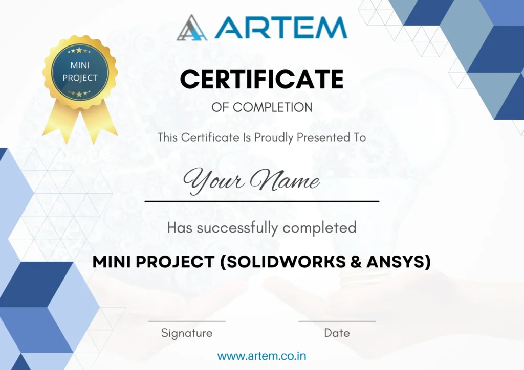 Mini Project Certificate